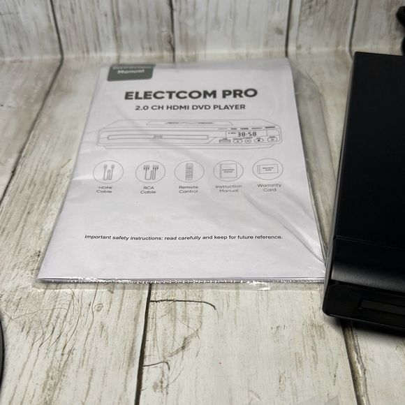 Electcom Pro DVD Player Shockproof Durable Noise Cancellation Fast Reading - Picture 7 of 9